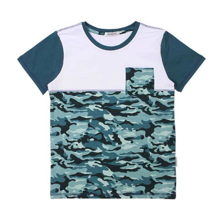 БГ_ЧЗ Футболка для мальчика 8-12 лет 92% хлопок, 8% лайкра BONITO KIDS/SS6049/уп.5шт./меш.400шт. от магазина