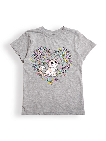 картинка БГ_ЧЗ Футболка для девочки, 5-8 лет, 100% хлопок, BONITO KIDS/BK0002D(01-25)(ЧЗ)/уп.4шт./меш.700шт. от магазина