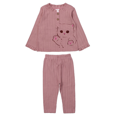картинка ЧЗ Пижама для девочки 74-98 см 100% хлопок BONITO KIDS/OP1366/уп.5шт./меш.330шт. от магазина