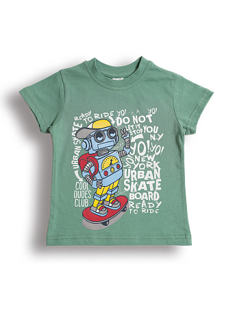 БГ_ЧЗ Футболка для мальчика 1-4 лет 100% хлопок BONITO KIDS/BK0001M(2025)(ЧЗ)/уп.4шт./меш.800шт. от магазина