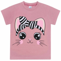 БГ_ЧЗ Футболка для девочки, 1,5-4 лет, 100% хлопок, BONITO KIDS/BK0001D(11-25)(ЧЗ)/уп.4шт./меш.800шт.