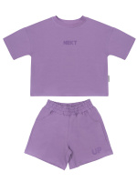 БГ_ЧЗ Комплект для девочки (футболка и шорты) 4-9 лет 95% хлопок, 5% лайкра BONITO KIDS/SS6147(2026)(ЧЗ)/уп.6шт./меш.144шт.