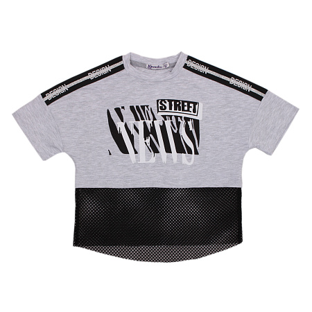 картинка БГ Футболка для девочки 3-7 лет 95% хлопок, 5% эластан BONITO KIDS/OP1434/уп.5шт./меш.540шт. от магазина