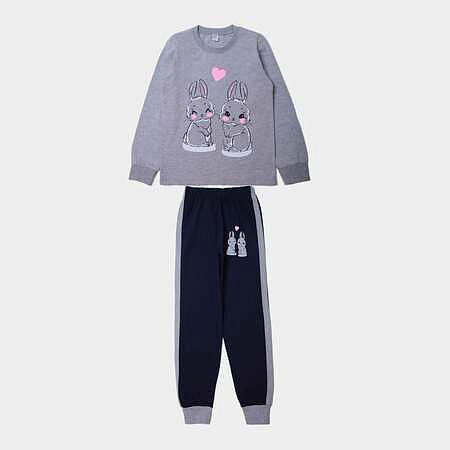 картинка БГ_ЧЗ Пижама для девочки 8-12 лет 100% хлопок BONITO KIDS/SS6011(ЧЗ)/уп.5шт./меш.200шт. от магазина