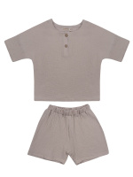 ЧЗ Комплект для девочки (футболка и шорты) 6-9 лет 100% хлопок BONITO KIDS/OP1936(02-26)(ЧЗ)/уп.4шт./меш.204шт.