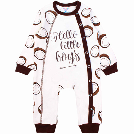 картинка БГ_ЧЗ Комбинезон для детей 62-80 см 100% х/б BONITO KIDS/OP1308(ЧЗ)/уп.4шт./меш.448 шт. от магазина