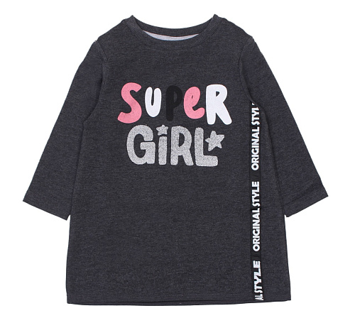 картинка ЧЗ Туника для девочки 3-7 лет 65% хлопок, 27% пэ, 8% эластан BONITO KIDS/OP1241(ЧЗ)/уп.5шт./меш.320шт. от магазина