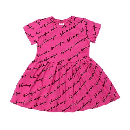 картинка ЧЗ Платье для девочки 3-7 лет 95% хлопок, 5% эластан BONITO KIDS/OP1347(ЧЗ)/уп.5шт./меш350.шт. от магазина