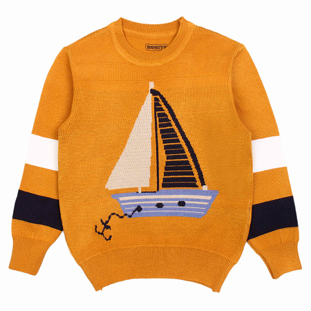 ЧЗ Джемпер для мальчика 2-6 лет 50% вискоза, 20% п/э, 22% нейлон BONITO KIDS/OP1551(ЧЗ)/уп.3шт./меш.285шт. от магазина