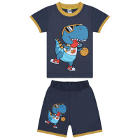 БГ_ЧЗ Комплект для мальчика (футболка и шорты) 1,5-4 лет 100% хлопок BONITO KIDS/BK0004FSHM(11-24)(ЧЗ)/уп.4шт./меш.500шт.