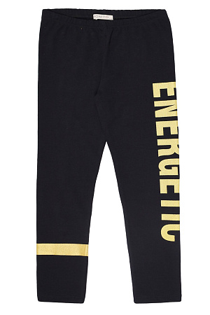 картинка ЧЗ Лосины для девочки 8-12 лет 92% хлопок, 8% лайкра  BONITO KIDS/BK1613L(12-21)(ЧЗ)/уп.5шт./меш.500шт. от магазина