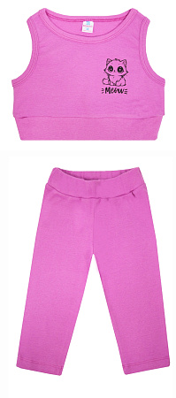 картинка КГ Комплект для девочки (топ и лосины) 3-7 лет 92% хлопок, 8% лайкра BONITO KIDS/SS6109/уп.5шт./меш.375шт. от магазина