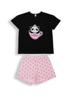 БГ_ЧЗ Пижама для девочки 8-12 лет 92% хлопок 8% лайкра BONITO KIDS/SS6099(ЧЗ)/уп.5шт./меш.300шт.