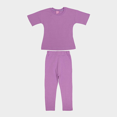 Комплект для девочки (футболка и лосины) 3-7 лет 95% хлопок, 5% эластан BONITO KIDS /уп.5шт./меш.260шт. от магазина