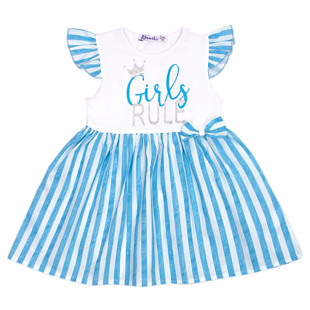 картинка ЧЗ Платье для девочки, 2-6 лет, 95% хлопок, 5% эластан, BONITO KIDS/OP1672(ЧЗ)/уп.5шт./меш.625шт. от магазина
