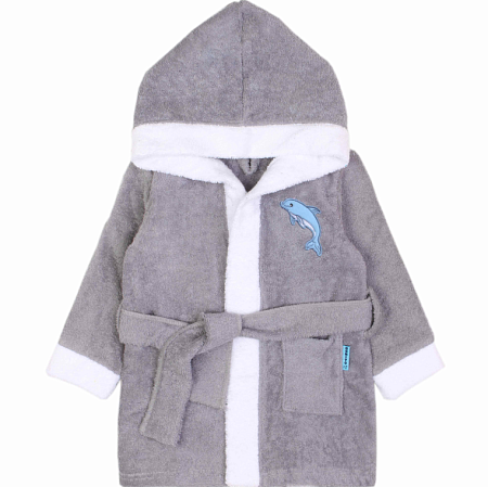 БГ_ЧЗ Халат для мальчика 3-7 лет 100% хлопок BONITO KIDS/SS6023/уп.5 шт./меш.75 шт. от магазина