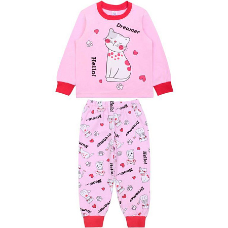 картинка БГ Пижама для девочки 3-7 лет 92% хлопок 8% лайкра BONITO KIDS/SS6028(01-22)/уп.5шт./меш.250шт. от магазина