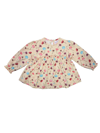 картинка ЧЗ Платье для девочки 68-86 100% х/б BONITO KIDS/OP369(ЧЗ)/уп.4шт./меш.400шт. от магазина