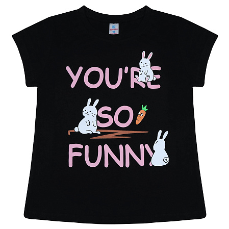 картинка БГ Футболка для девочки, 8-12 лет, 100% хлопок, BONITO KIDS/BK0003(03-24)/уп.5шт./меш.600шт. от магазина