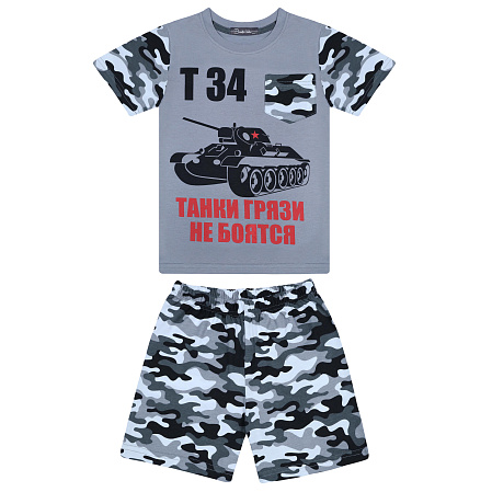 БГ Комплект для мальчика (футболка и шорты) 2-5 лет 100% хлопок NEW BONITO KIDS /уп.4шт./меш.480шт. от магазина