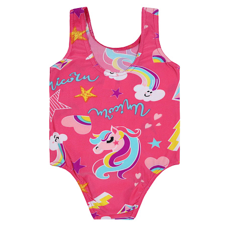 картинка БГ_ЧЗ Купальник для девочки (слитный) 2-6 лет 60% хлопок 40% п/э BONITO KIDS/BK1785KP(01-24)/уп.5шт./меш.1100шт. от магазина