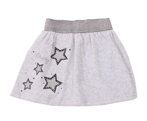 картинка ЧЗ Юбка для девочки 3-7 лет 100% хлопок BONITO KIDS/OP1201(ЧЗ)/уп.5шт./меш.400шт. от магазина