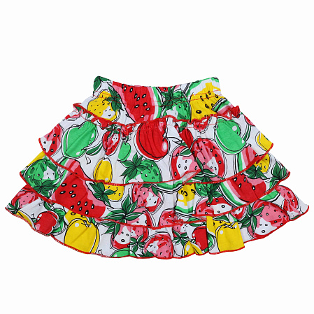 картинка БГ_ЧЗ Юбка для девочки 4-8 лет 100% хлопок BONITO KIDS/BK1661YU(ЧЗ)/уп.5шт./меш.500шт. от магазина