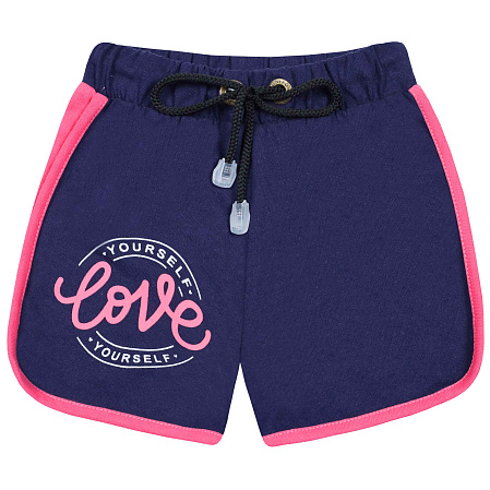 картинка БГ_ЧЗ Шорты для девочки 3-7 лет 100% хлопок BONITO KIDS/BK1346SH(ЧЗ)/уп.5шт./меш.600шт. от магазина