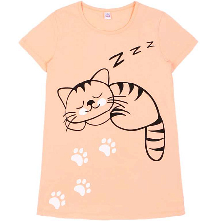 картинка БГ Ночная сорочка для девочки 8-12 лет 100% хлопок BONITO KIDS/SS6010(03-23)/уп.5шт./меш.500шт. от магазина