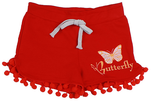 картинка ЧЗ Шорты для девочки 3-7 лет 95% хлопок, 5% эластан BONITO KIDS/OP1065(ЧЗ)/уп.5шт./меш.565шт. от магазина