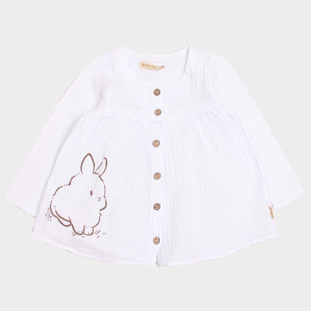 картинка ЧЗ Платье для девочки 74-92 см 100% хлопок BONITO KIDS/OP1813/уп.4шт./меш.384шт. от магазина