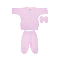 ЧЗ Комплект для новорожденных (распашонка, ползунки, рукавички) 56-68 см 100% хлопок BONITO KIDS/OP1801/уп.3шт./меш.360шт.