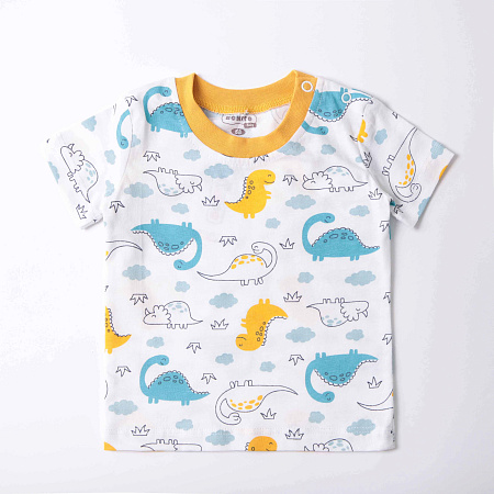 картинка ЧЗ Футболка для детей 68-86 см 100% хлопок BONITO KIDS/OP1869(ЧЗ)/уп.4шт./меш.960шт. от магазина