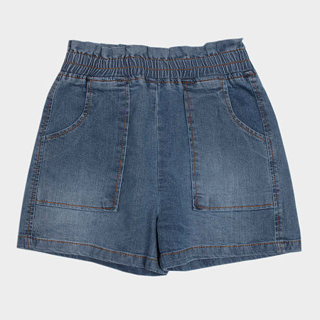 картинка ЧЗ Шорты для девочки 6-9 лет 100% хлопок BONITO KIDS/OP1611(ЧЗ)/уп.4шт/меш.300шт. BONITOKIDS