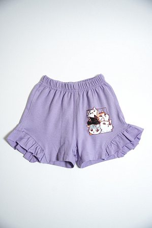 картинка БГ_ЧЗ Шорты для девочки 1,5-4 лет 100% хлопок BONITO KIDS/BK0101D(ЧЗ)/уп.4шт./меш.800шт. от магазина