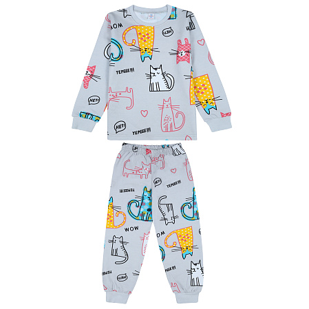 картинка БГ_ЧЗ Пижама для девочки 7-10 лет 100% хлопок BONITO KIDS/BK1955PJD/уп.4шт./меш.144шт.  от магазина