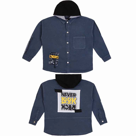 Рубашка для мальчика 8-12 лет 100% хлопок BONITO KIDS /уп.5шт/135шт. от магазина