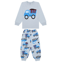 БГ_ЧЗ Пижама для мальчика 3-7 лет 100% хлопок BONITO KIDS/BK0977PJM(09-25)(ЧЗ)/уп.5шт./меш.280шт.
