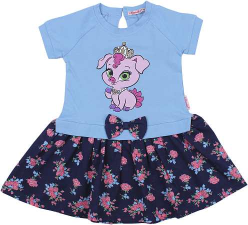 картинка КГЛ_ОТ Платье для девочек 92% хлопок, 8% лайкра 2-6 лет BONITO KIDS/BK997P/уп.5шт./меш.450шт. от магазина