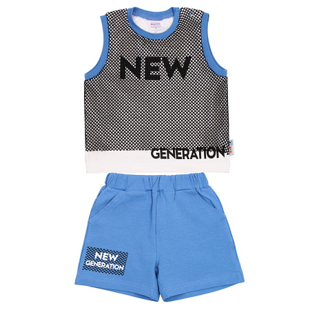 КГ_БГ Комплект для мальчика (майка и шорты) 74-92 см BONITO KIDS/OP1448/уп.4 шт./меш. 360 шт./BONITO KIDS от магазина