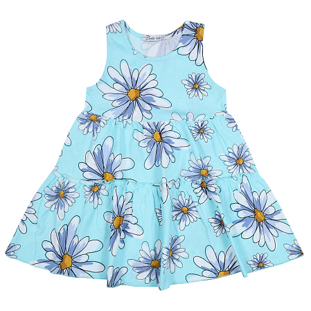 картинка БГ_ЧЗ Платье для девочки 2-6 лет 100% хлопок BONITO KIDS/BK1159P(01-24)(ЧЗ)/уп.5шт./меш.500шт. от магазина