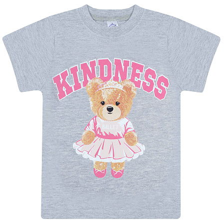 картинка БГ Футболка для девочки 1-4 лет 100% хлопок BONITO KIDS/BK0001D(02-24)/уп.4шт./меш.800шт. от магазина