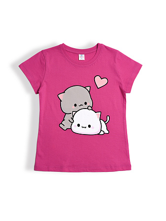 картинка БГ_ЧЗ Футболка для девочки, 9-12 лет, 100% хлопок, BONITO KIDS/BK0003D(03-25)(ЧЗ)/уп.4шт./меш.600шт. от магазина