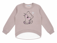 КГ Свитшот для девочки 3-7 лет 85% хлопок 15% пэ BONITO KIDS/BK1369S/уп.5шт./меш.160шт.