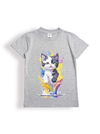 картинка КГ Футболка для девочки 5-8 лет 100% хлопок DIAS KIDS/DK0002D/уп.4шт./меш.800шт. от магазина