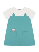 БГ_ЧЗ Платье для девочки 3-7 лет, 92% хлопок  8% эластан, BONITO KIDS/BK1847P(ЧЗ)/уп.5шт./меш.400шт.