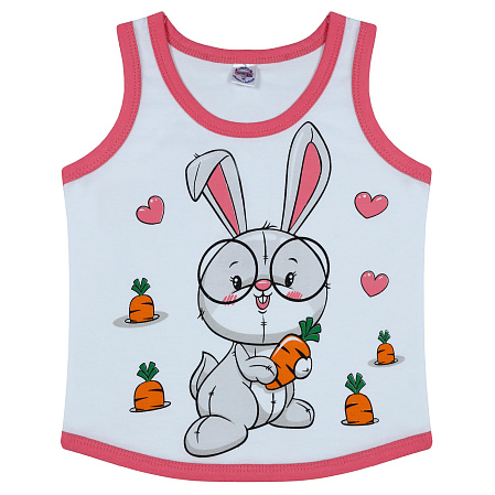 картинка БГ Майка для девочки 1-4 лет 100% хлопок BONITO KIDS/BK0029D(05-23)/уп.4шт./меш.1000шт. от магазина