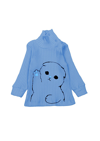 картинка ЧЗ Водолазка  для детей  68-92 см  BONITO KIDS /OP1297(ЧЗ)/уп.5шт./меш.560шт. от магазина