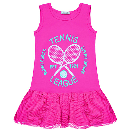 картинка ЧЗ Платье для девочки 5-8 лет 92% хлопок, 8% лайкра BONITO KIDS/BK1576P(ЧЗ)/уп.4шт./меш.336шт. от магазина