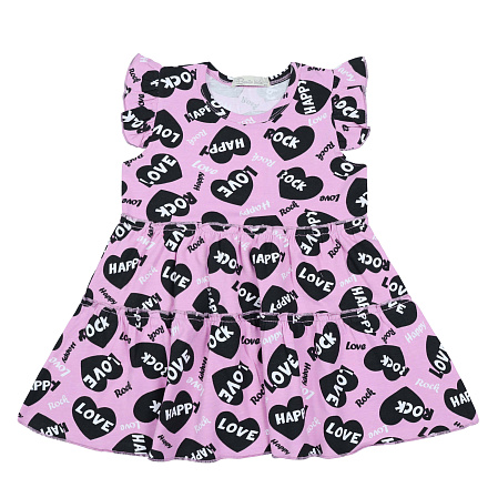 картинка КГ_БГ Платье для девочек 100% х/б 3-7 лет BONITO KIDS/BK1600P(01-22)/уп.5шт./меш.400шт. от магазина